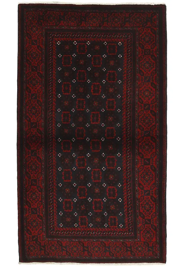 Supersnygg röd ullmatta 2026 från Rezas.