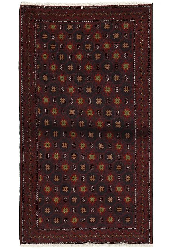 Klassisk vit matta i ull från Rezas.