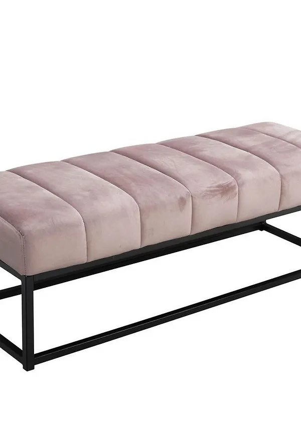 Snygg hallbänk i rosa från Wohnling.