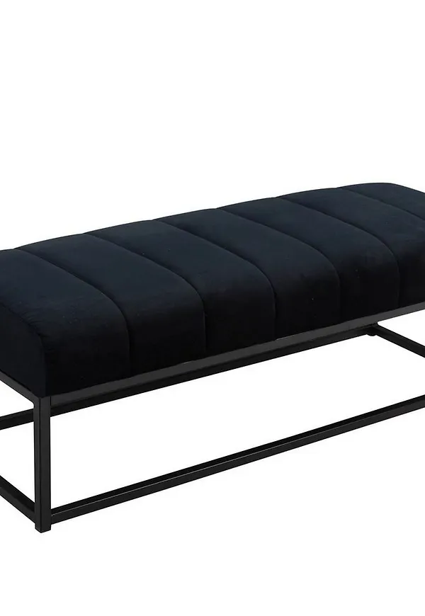 Elegant hallbänk i svart från Wohnling.