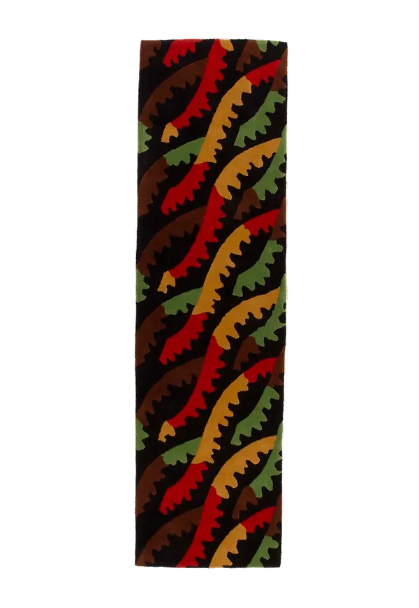 Superfin bomullsmatta i svart från Bargi.