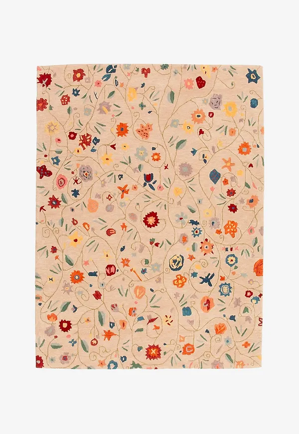 Vacker matta i ull från Bargi.