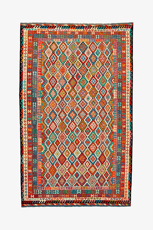 Skön flerfärgad ullmatta 2025 från Bargi.