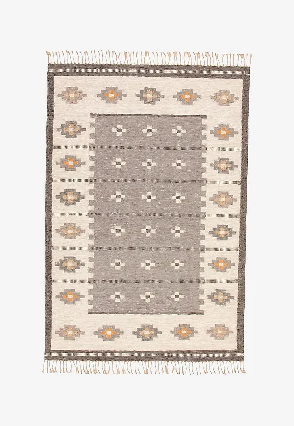 Jättesnygg grå matta 2026 från Bargi.