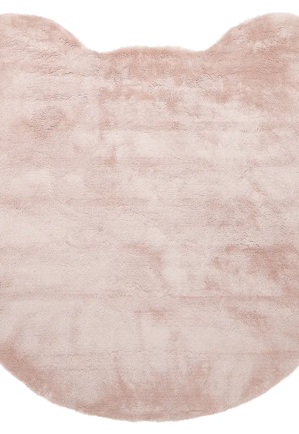 Trendig matta i rosa från Barnmattor.