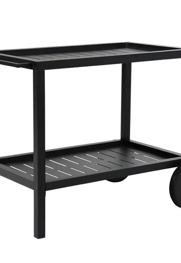 Skön aluminiummöbel i svart från Brafab.