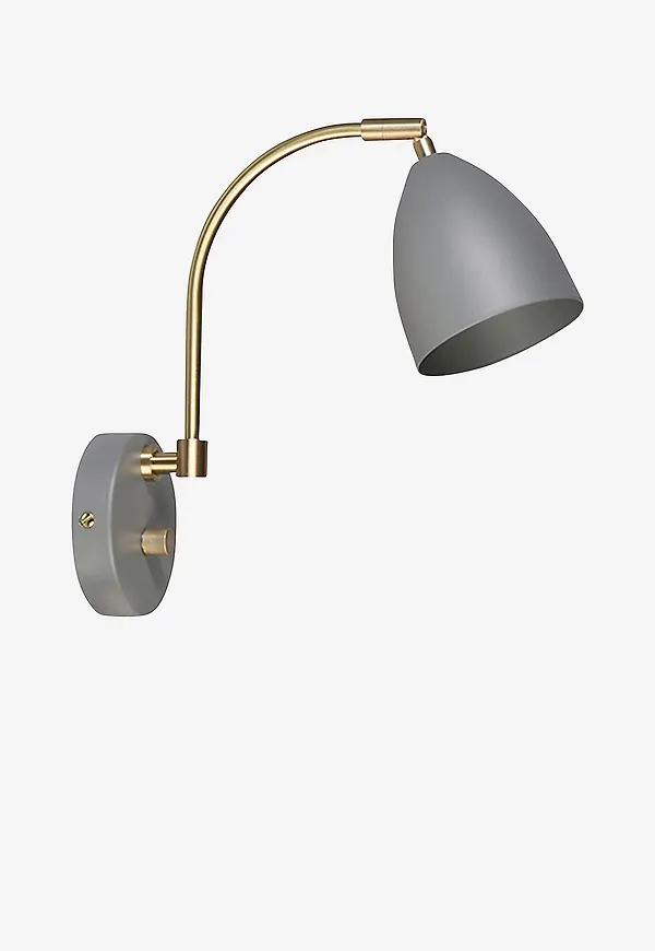 Cool bordlampa i grått från Belid.