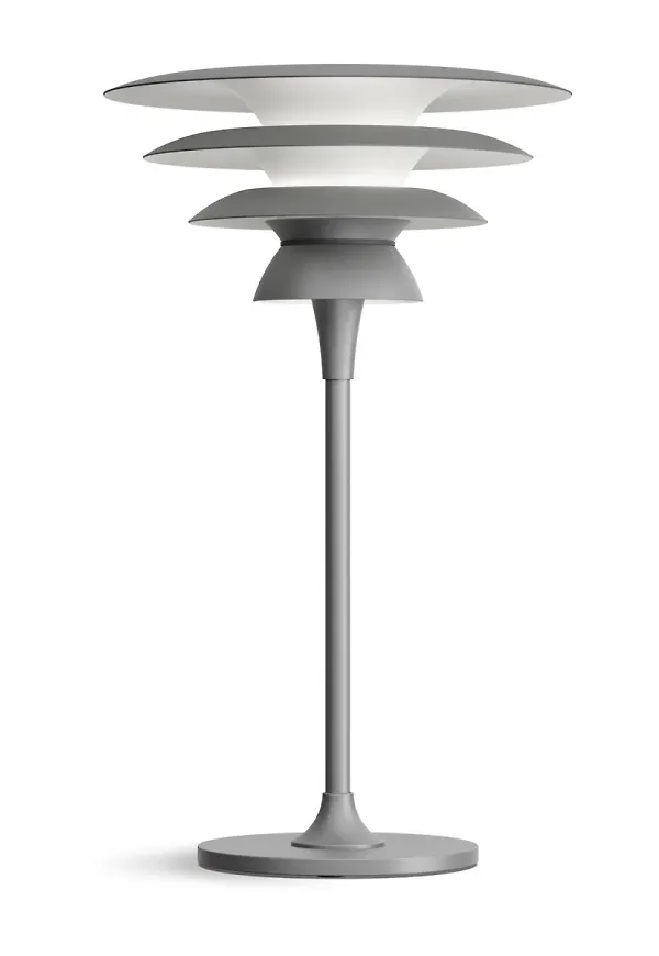 Grå bordslampa som passar perfekt till vintern 2026!