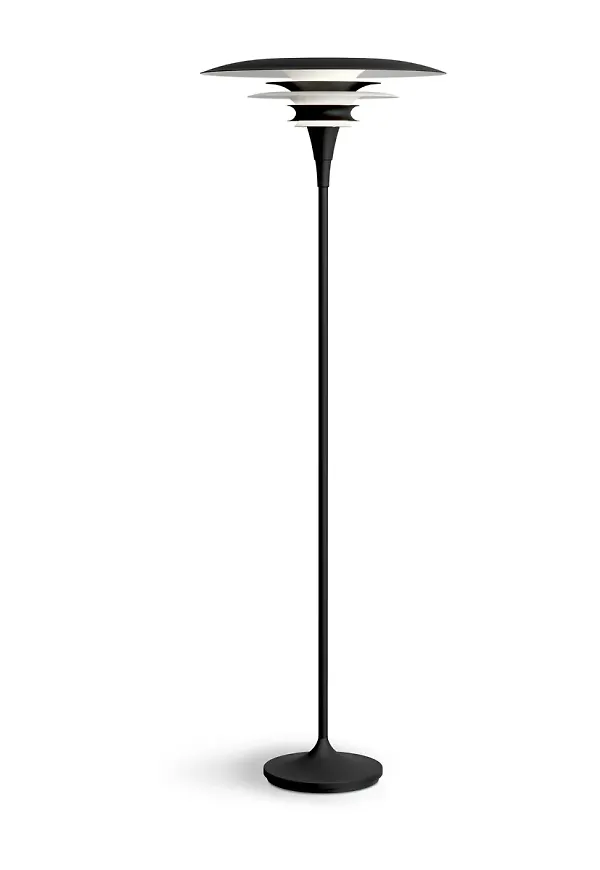 Stilren svart golvlampa 2025 från Belid.
