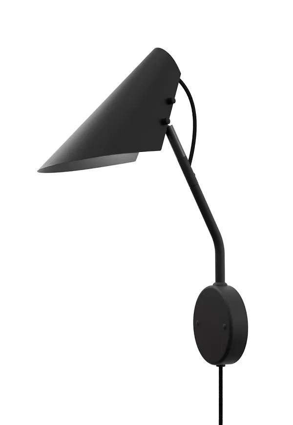 Stilriktig svart vägglampa 2026 från Belid.