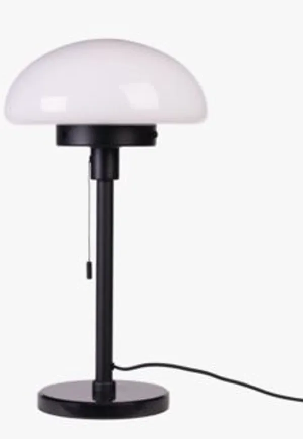 Svart Funkle-bordslampa i trendig modell.