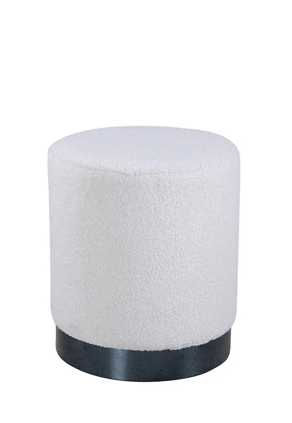 Vit Venture Home-sittpuff i fantastiskt fin modell.