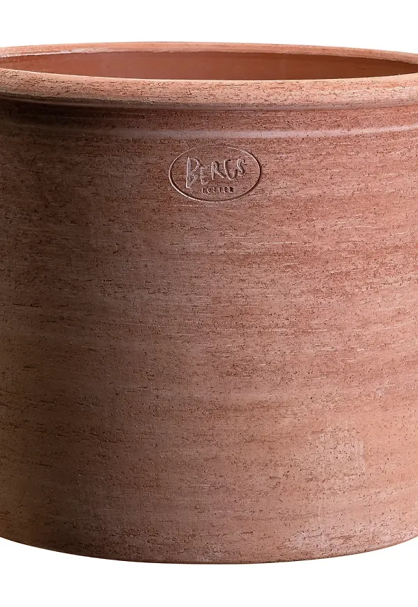 Stilriktig kruka i rosa från Bergs Potter.