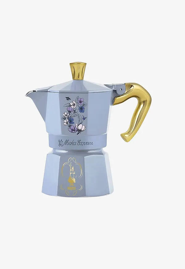 Riktigt fin espressomaskin i blått från Bialetti.