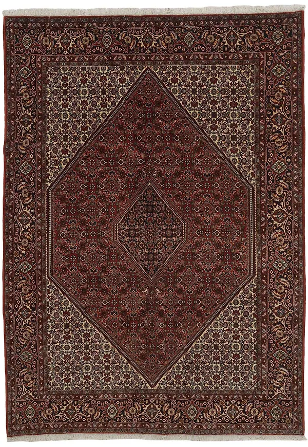 Fantastiskt snygg röd ullmatta 2026 från Rezas.