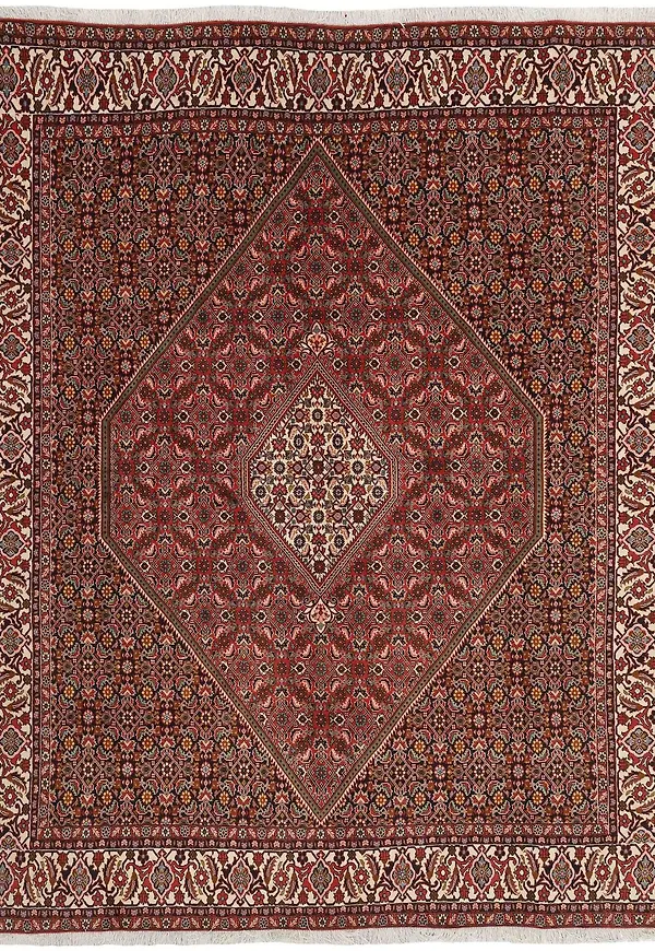 Komfortabel röd ullmatta 2026 från Rezas.