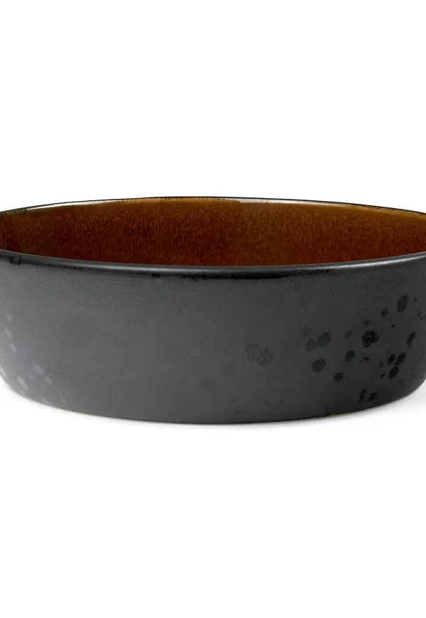 Svart Bitz-soppskål i stilriktig modell.
