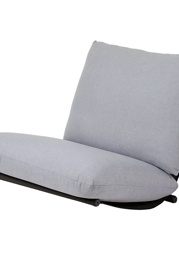 Snygg svart soffgrupp i aluminium från Brafab.