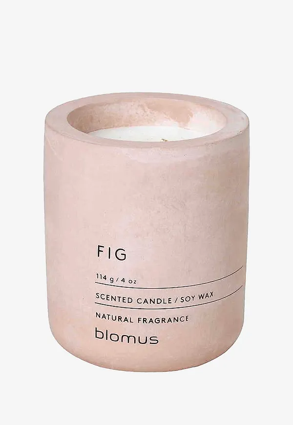 Jättefin doftljus i rosa från Blomus.