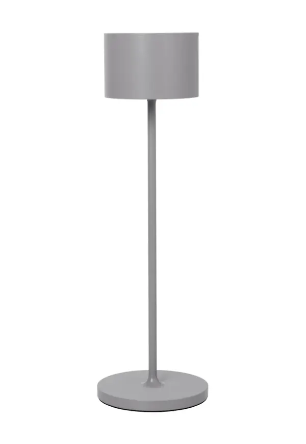 Grå Blomus-lampa i vacker modell.