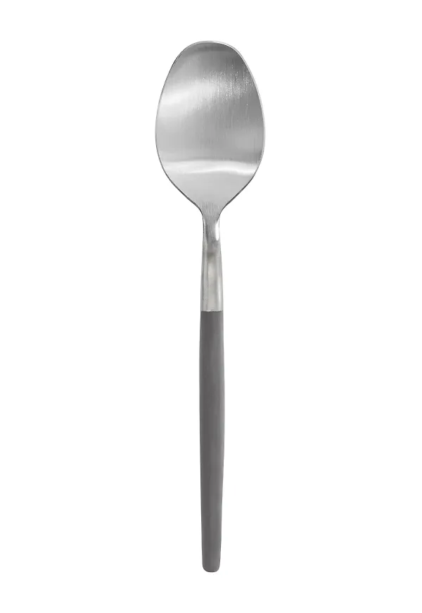 Grå Blomus-matsked i trendig modell.