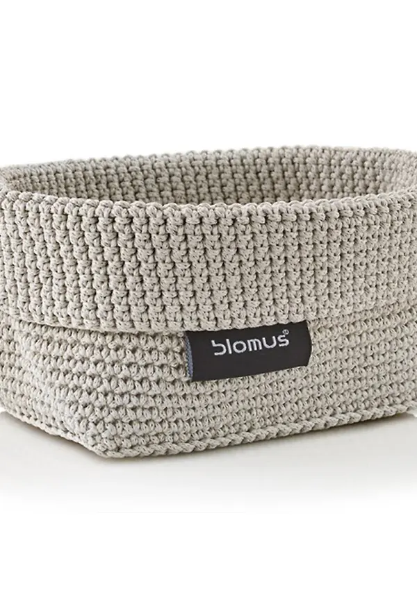 Jättefin korg i beiget från Blomus.