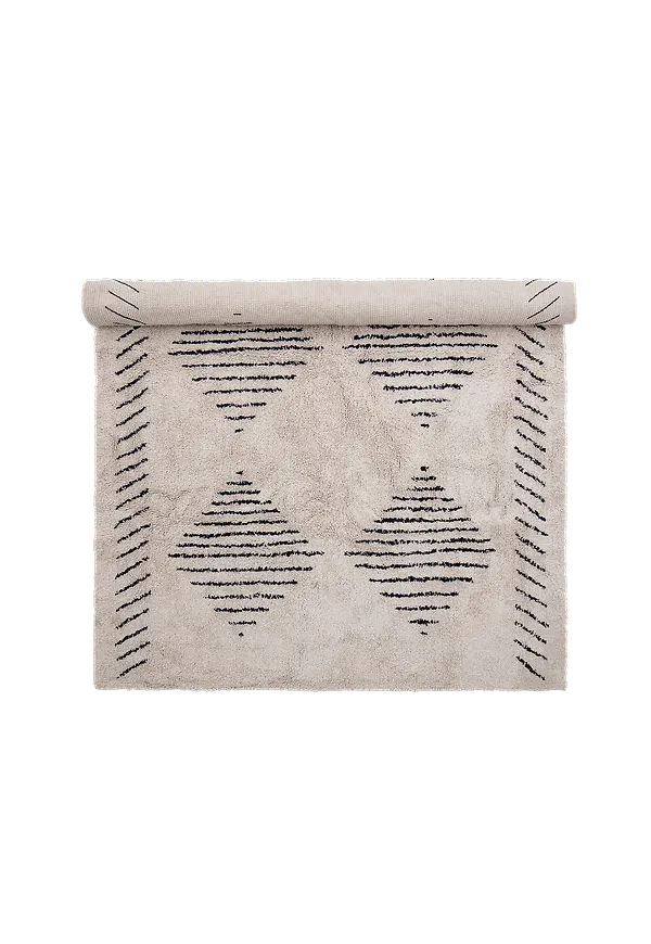 Otroligt snygg bomullstrasmatta 2025 från Bloomingville.