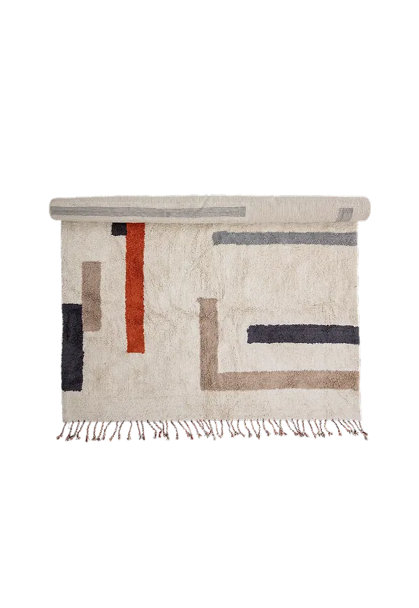 Supersnygg bomullsmatta 2025 från Bloomingville.