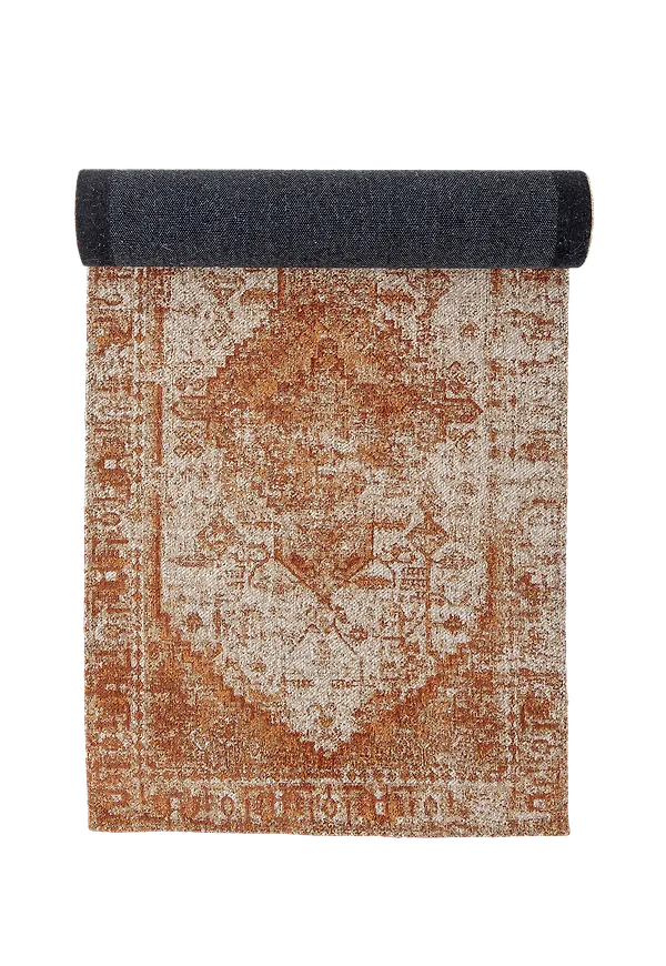 Klassisk bomullsmatta i gult från Bloomingville.