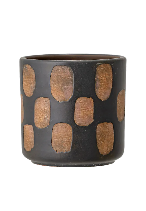 Svart Bloomingville-blomkruka i riktigt snygg modell.