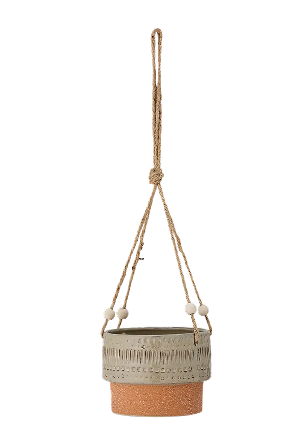 Grön Bloomingville-blomkruka i fantastiskt snygg modell.