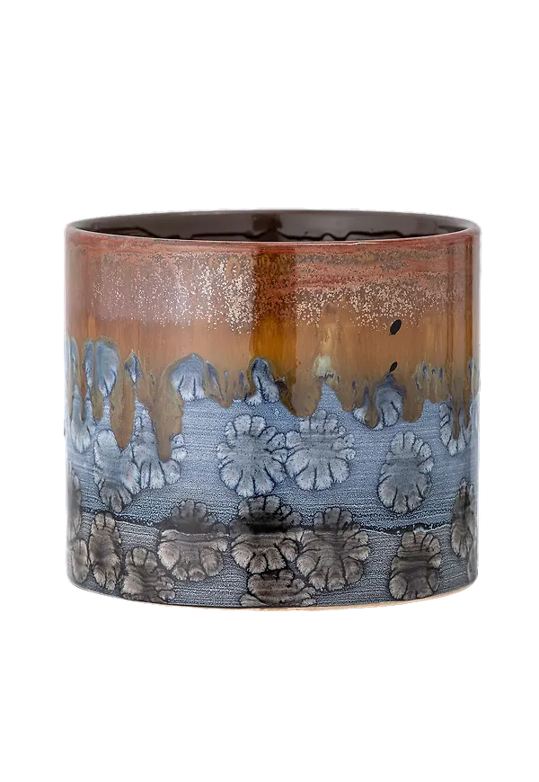 Brun Bloomingville-kruka i moderiktig modell.