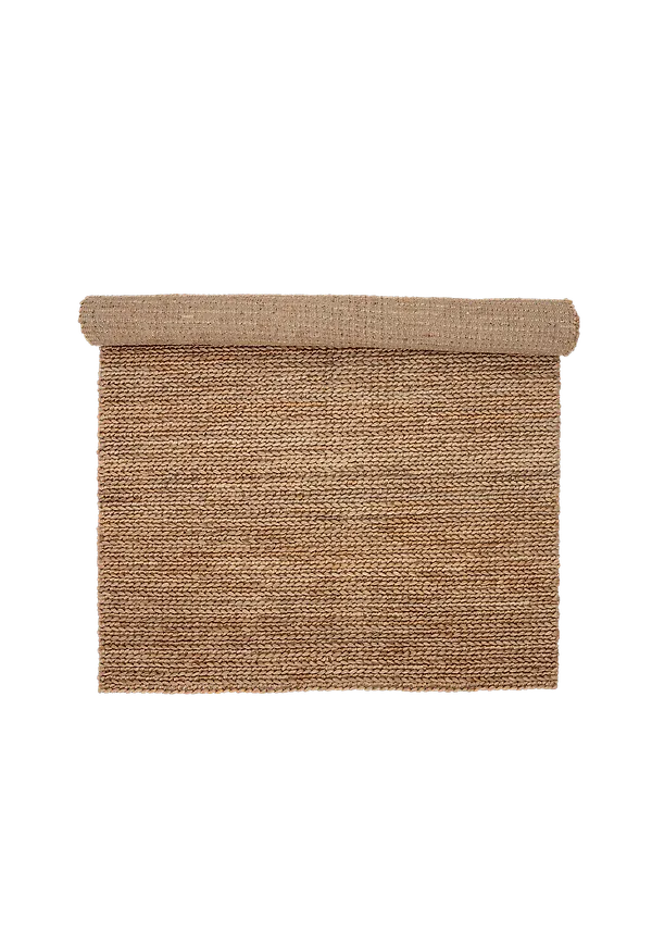 Jättesnygg sisalmatta i brunt från Bloomingville.