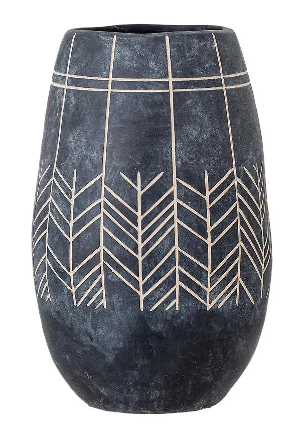 Otroligt fin svart kruka 2025 från Bloomingville.