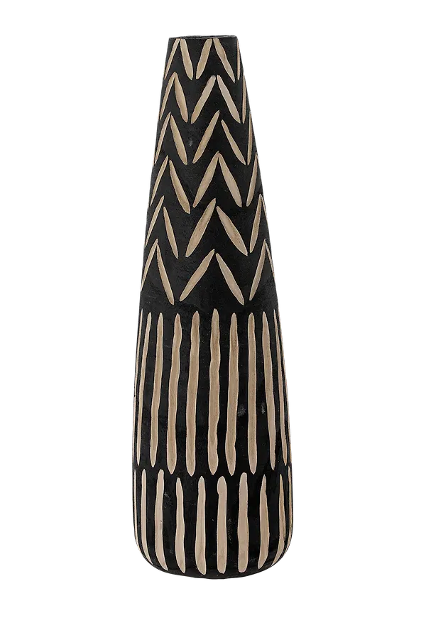 Fantastiskt fin svart kruka 2025 från Bloomingville.