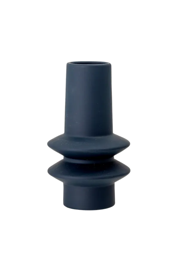 Moderiktig kruka i blått från Bloomingville.