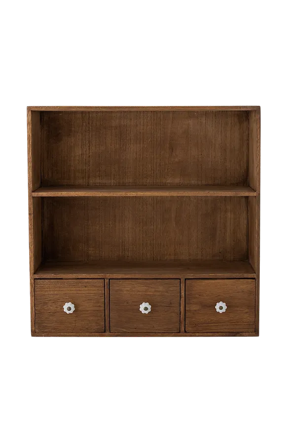 Elegant brun hylla 2025 från Bloomingville.