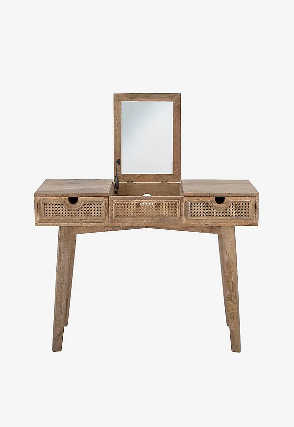 Brun Bloomingville-skrivbord i trendig modell.