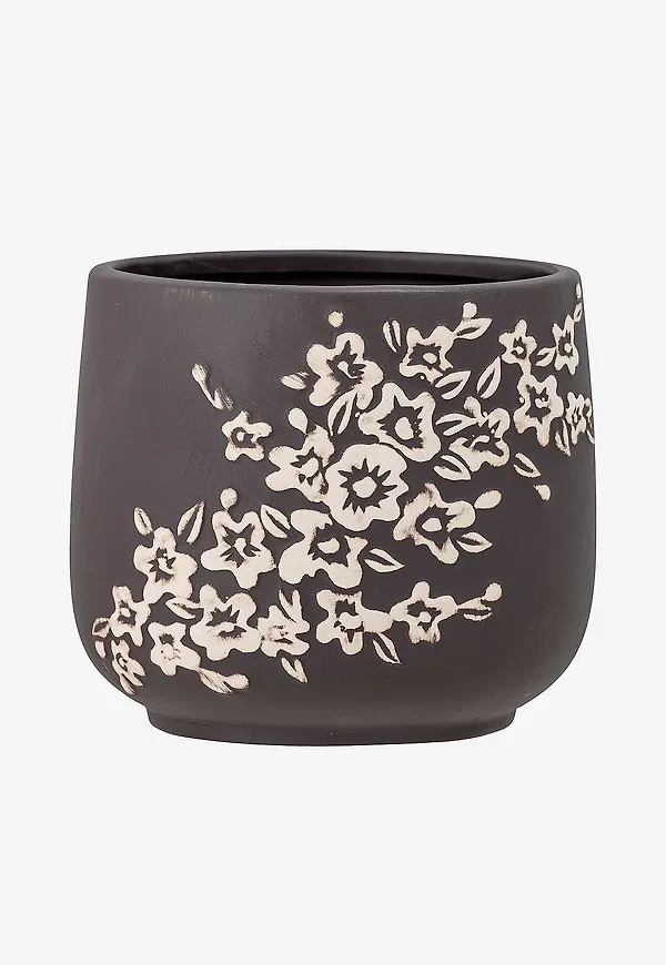 Riktigt snygg kruka i brunt från Bloomingville.