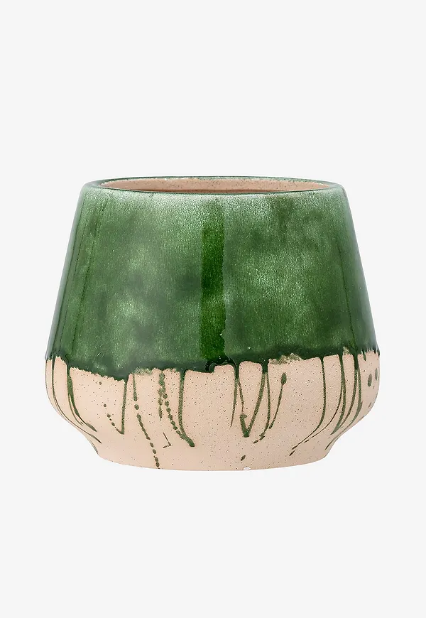 Smickrande blomkruka i grönt från Bloomingville.