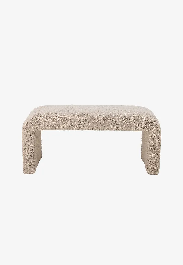 Supersnygg bänk i vitt från Bloomingville.