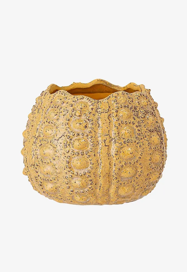 Riktigt fin kruka i gult från Bloomingville.