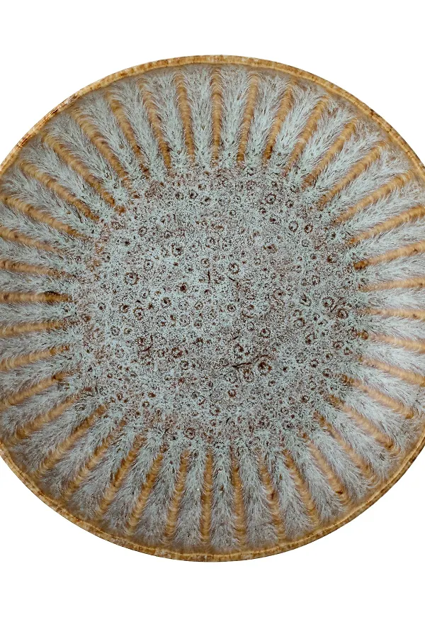 Beige Bloomingville-pastatallrik i otroligt fin modell.