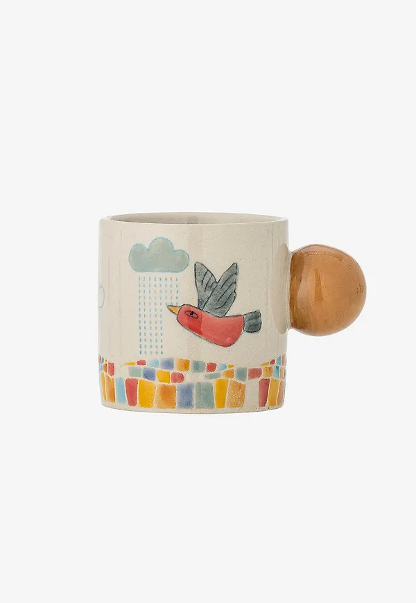 Beige Bloomingville MINI-mugg i fin modell.