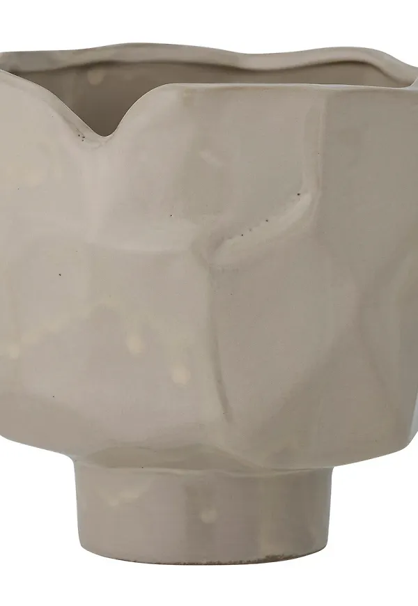 Modern beige kruka 2025 från Bloomingville.