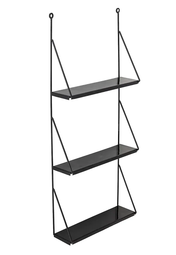 Svart Bloomingville-hylla i fin modell.