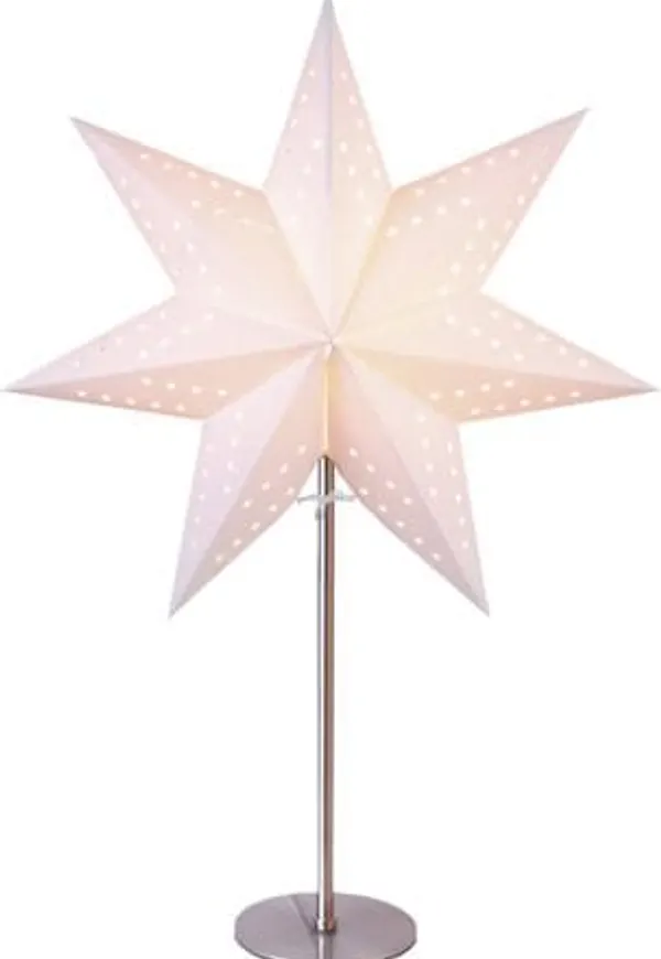 Vit Star Trading-adventsstjärna i smickrande modell.