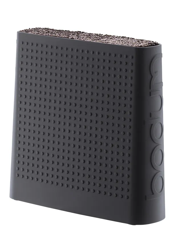 Svart Bodum-knivblock i riktigt fin modell.