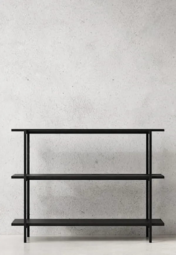 Svart NICHBA-skåp i stilren modell.