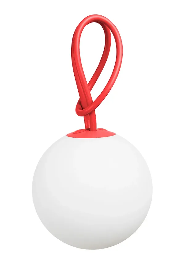 Jättefin utemöbel i rött från Fatboy.